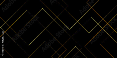 Abstract black background with overlay stripes shape. Modern random object shape texture. Geometric background. Vector illustration abstract graphic design banner pattern presentation background web.