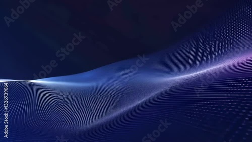 Abstract digital wave design