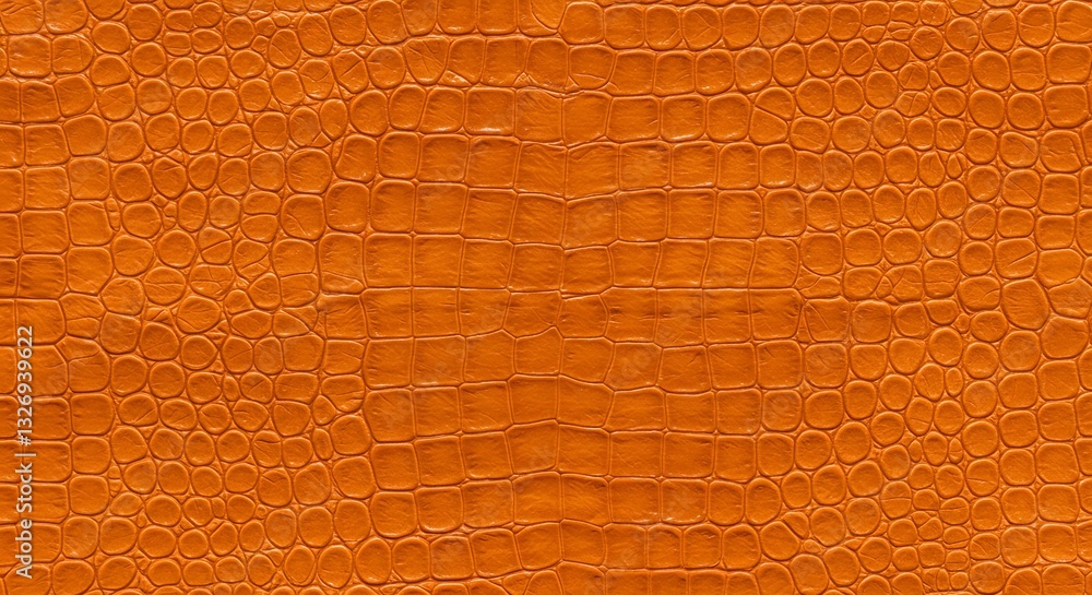 A close up of a brown leather surface with a pattern of circles A close up of a brown leather surface with a pattern of circles