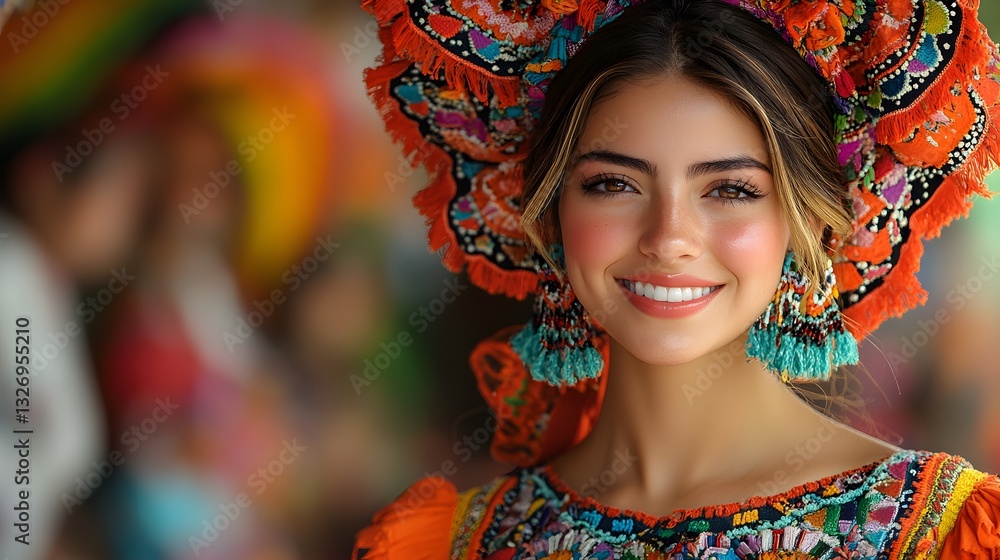 Fototapeta premium Cinco de Mayo brings together lively parades delicious food and upbeat music to celebrate Mexican culture in Mexico USA