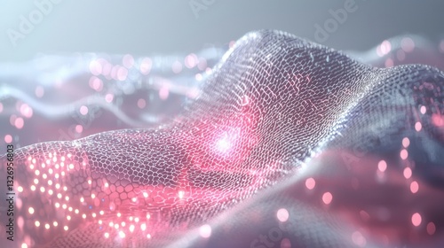 Exploring the Connection Between Biomedical Innovation and Biotechnology Against a Soft Pink and White Background
