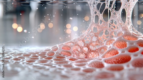 Captivating Moment of Fresh Strawberry Splashing into Vibrant Glass - A Delightful Showcase