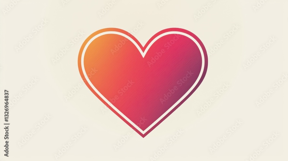 A stylized heart graphic with a gradient of warm colors on a light background, symbolizing love and affection. A stylized heart graphic with a gradient of warm colors on a light background, symbolizing love and affection.