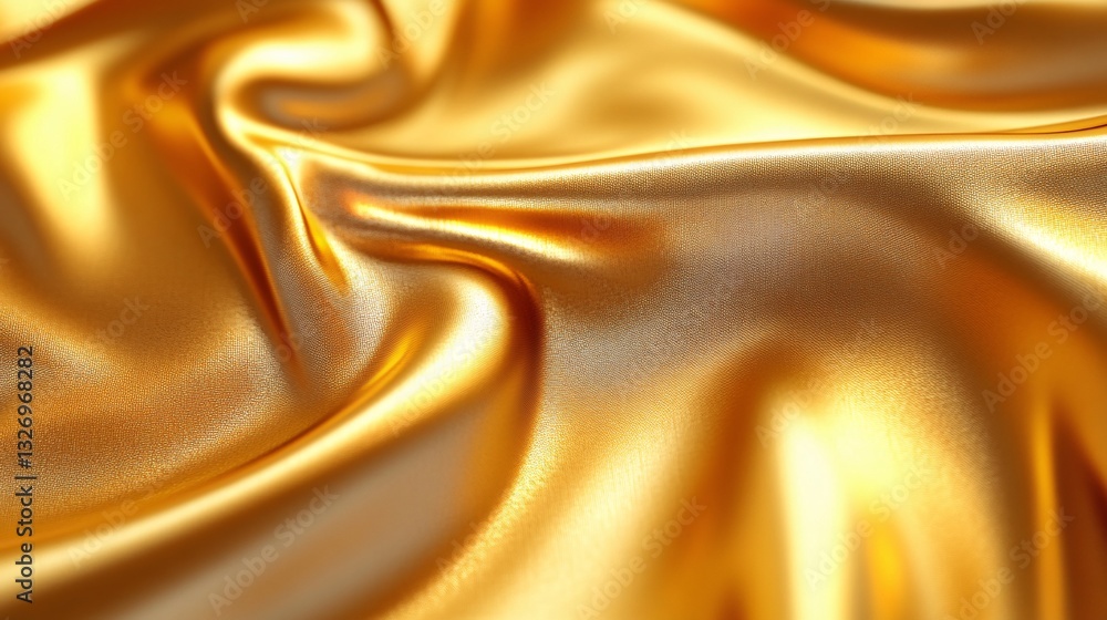 Fototapeta premium Warm golden yellow with a metallic shimmer plain background