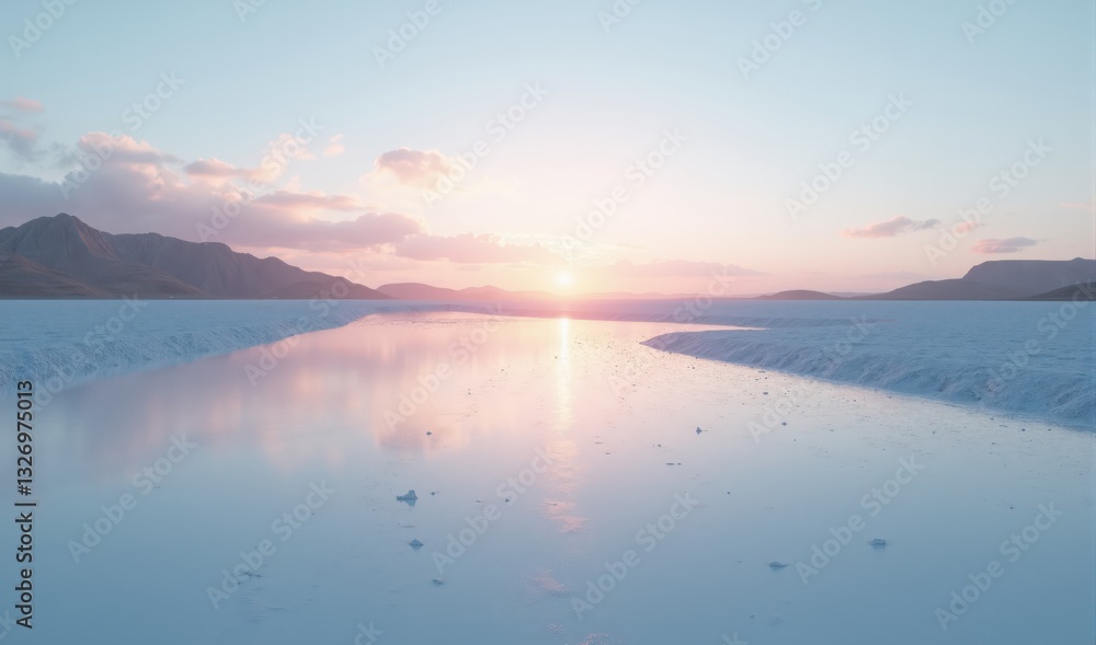 Salt Flat Reflection Salt Flat Reflection