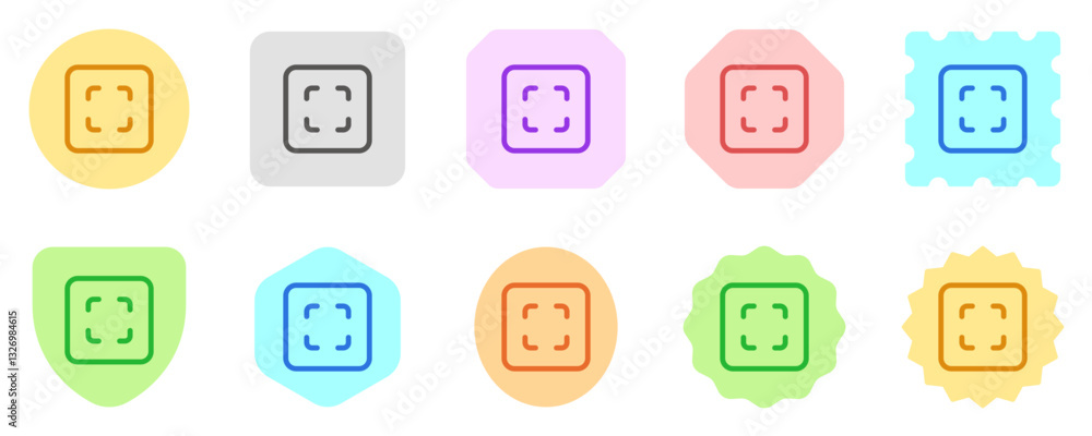 Editable vector scan select all icon. Part of a big icon set family. Perfect for web and app interfaces, presentations, infographics, etc Editable vector scan select all icon. Part of a big icon set family. Perfect for web and app interfaces, presentations, infographics, etc