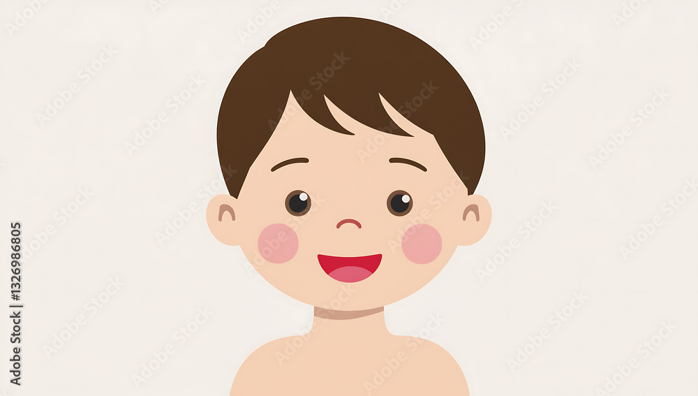Smiling boy portrait