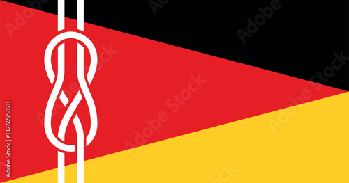 German Society for Flag Studies (DGF) High Quality Flag Clipart, Flag Icon, Vector Illustration, Premium Quality Digital Download