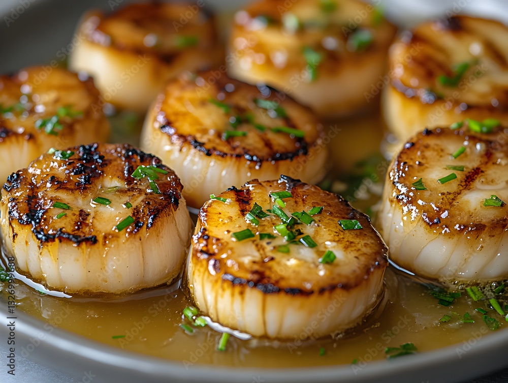 succulent grilled scallops succulent grilled scallops