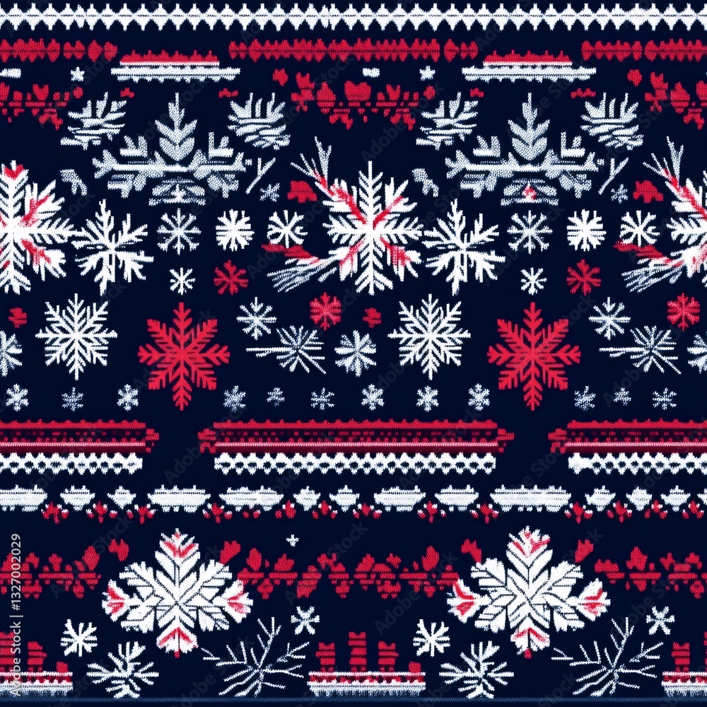 Warm Wintertime Knits: Festive Sweater Seamless Pattern for Cozy Holiday Vibes Warm Wintertime Knits: Festive Sweater Seamless Pattern for Cozy Holiday Vibes