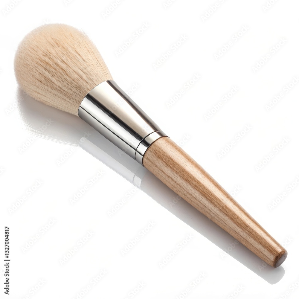 Luxury Makeup Brush with Wooden Handle and Soft Bristles, Essential Beauty Tool Luxury Makeup Brush with Wooden Handle and Soft Bristles, Essential Beauty Tool