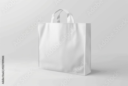 Wallpaper Mural Minimalist design of a plain white tote bag made from eco-friendly materials, ideal for reusable shopping. Torontodigital.ca