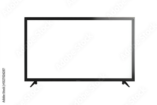 
Led or lcd internet tv monitor isolated on white background PNG ,AI GENERATED