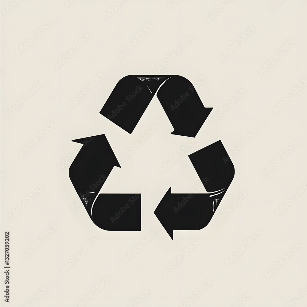 Recycle sign illustration, ecology reuse and recycling symbol Recycle sign illustration, ecology reuse and recycling symbol