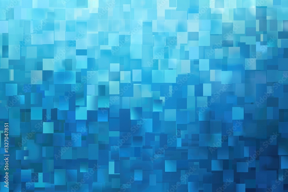 Abstract blue squares pattern with glowing digital effects. Futuristic background for technology design. Background image of glowing cube floating in blue background. Technology innovation. AIG51. Abstract blue squares pattern with glowing digital effects. Futuristic background for technology design. Background image of glowing cube floating in blue background. Technology innovation. AIG51.