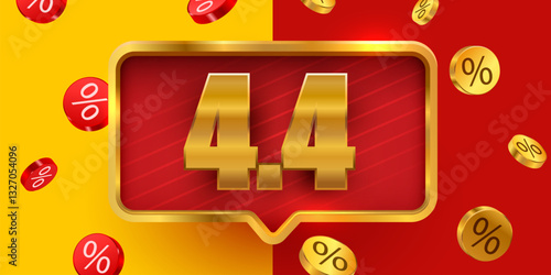 3.3 discount flash sale background. Vector illustration for shopping day, online shopping, special Offer coupon, voucher, banner template, websites, social media advertising. Vector illustration