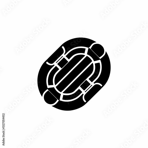  creative details emergency raft icon vector illustration
