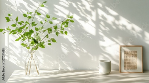 Sunlight-dappled Home Decor with Greenery