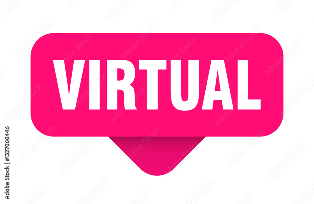 virtual sticker. virtual sign on transparent background virtual sticker. virtual sign on transparent background