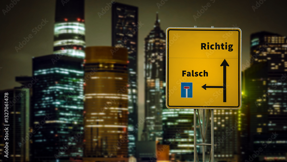 Signposts the direct way to right versus wrong Signposts the direct way to right versus wrong