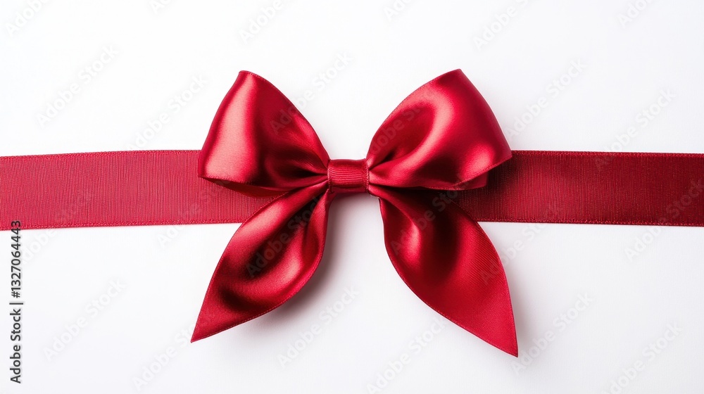 Glamorous Red Satin Bow for Holiday Decor Glamorous Red Satin Bow for Holiday Decor