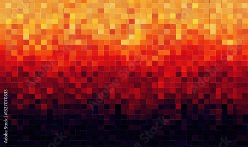 Wallpaper Mural Pixelated sunset gradient background for digital art or design Torontodigital.ca