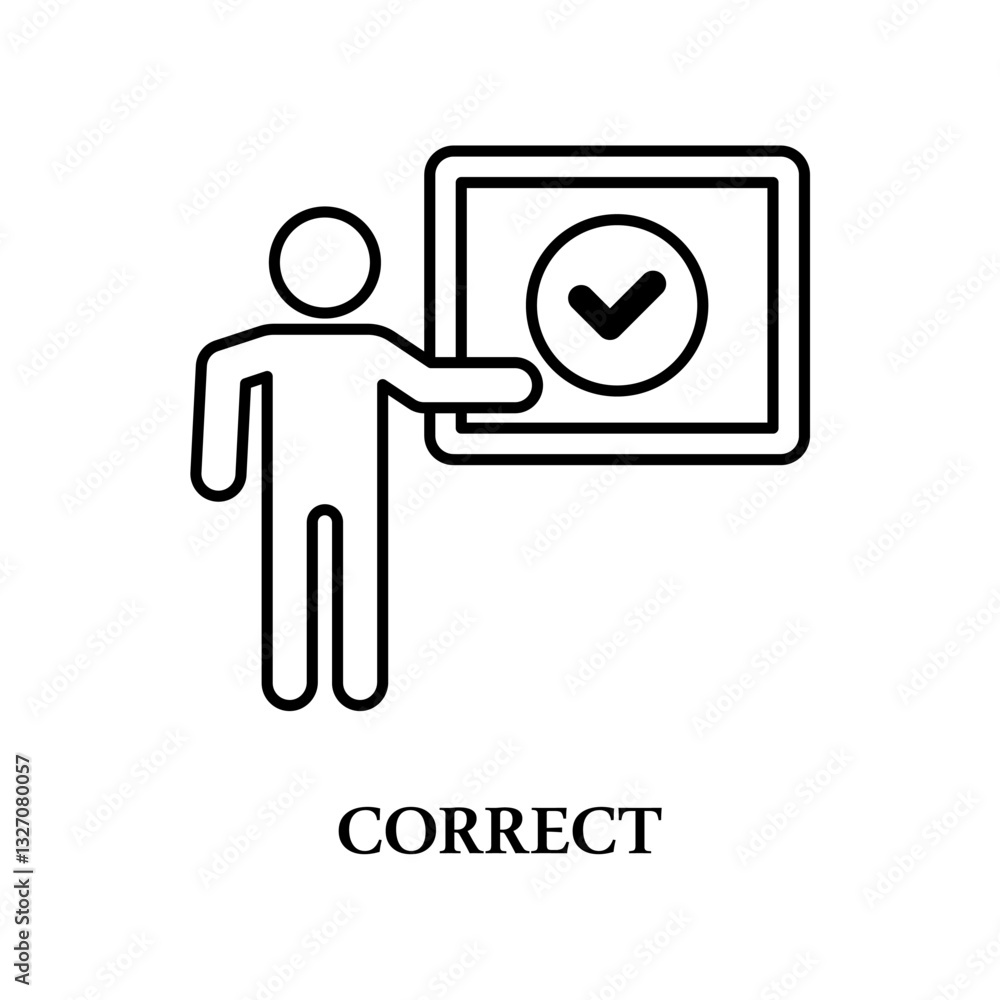 Icon a correct, isolated against a clean background. Icon a correct, isolated against a clean background.