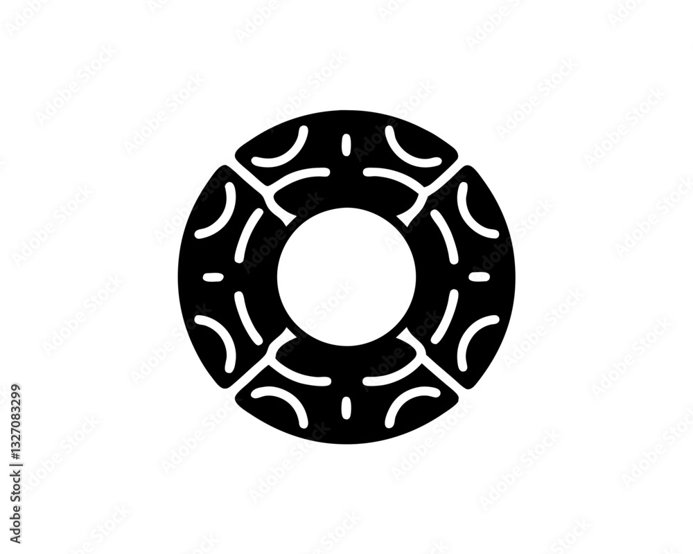 creative details lifebuoy icon vector illustration creative details lifebuoy icon vector illustration