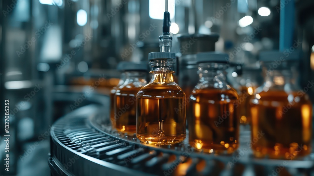 Bottling line in a modern factory (1) Bottling line in a modern factory (1)