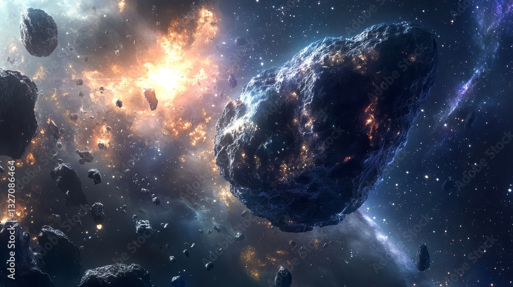 Obraz premium beautiful asteroid