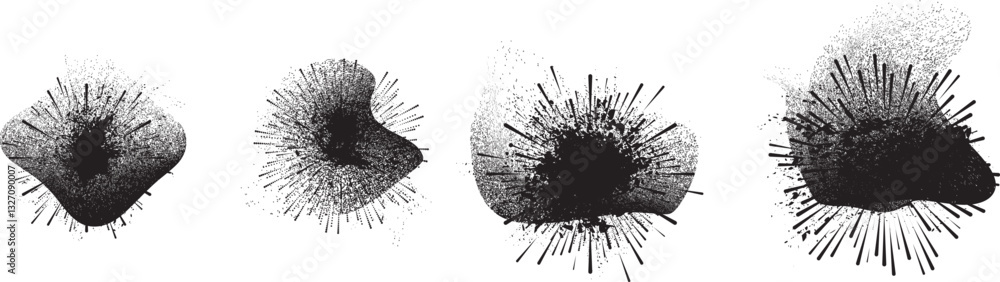 Sprayed black spiral line .Graffiti art design . Noise dispersion grungy wavy logo . Spray effect .Grunge texture . Distressed element . Grange textured vector Sprayed black spiral line .Graffiti art design . Noise dispersion grungy wavy logo . Spray effect .Grunge texture . Distressed element . Grange textured vector