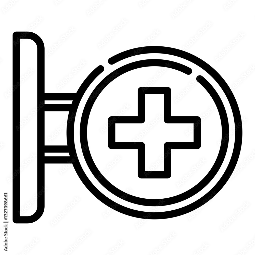 Fototapeta premium pharmacy icon vector illustration concept