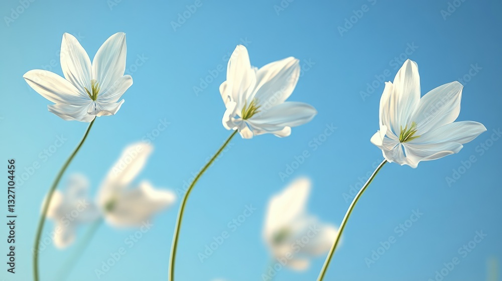 Flower petals floating in the air on a blurred background, spring concept, creating vibrant scene. Flower petals floating in the air on a blurred background, spring concept, creating vibrant scene.