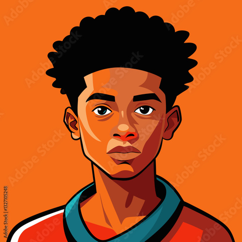 African american teen boy