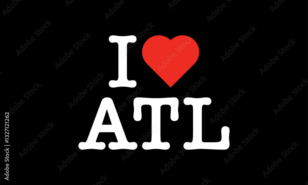 I Love ATL Atlanta Georgia Red Heart Lettering T-Shirt Sweatshirt Digital Lettering Vector Design
I Love ATL Atlanta Georgia Red Heart Lettering T-Shirt Sweatshirt Digital Lettering Vector Design