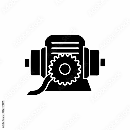 creative details winch icon vector illustration