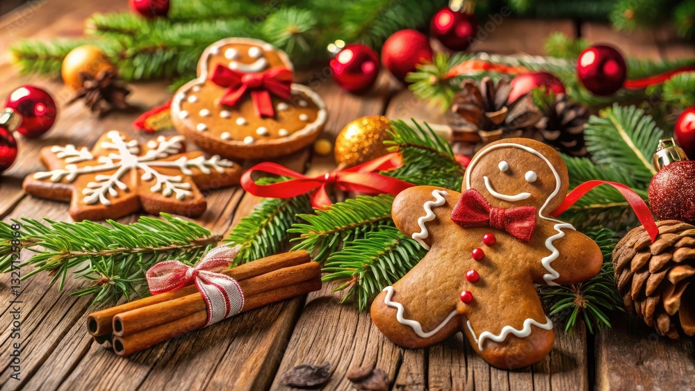 Festive Gingerbread Cookies Holiday Baking Photography, Christmas Cookie Images, Winter Treats Festive Gingerbread Cookies Holiday Baking Photography, Christmas Cookie Images, Winter Treats