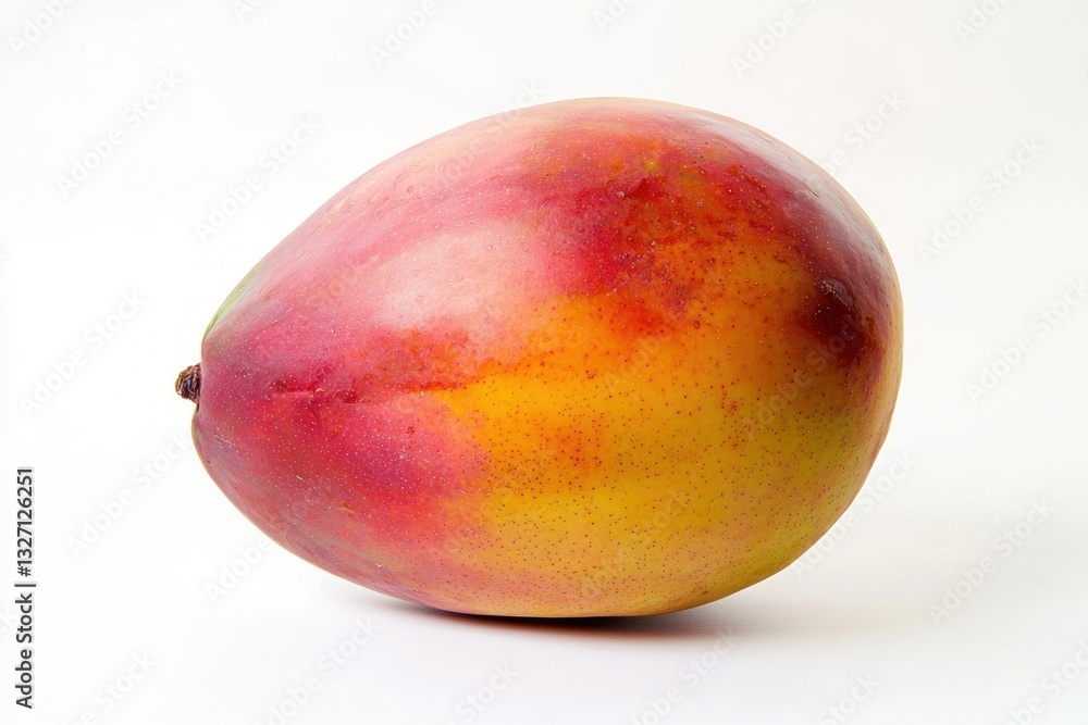 Vibrant mango fruit detailed close up captures exotic freshness and vivid color contrast for summer fruit themes Vibrant mango fruit detailed close up captures exotic freshness and vivid color contrast for summer fruit themes