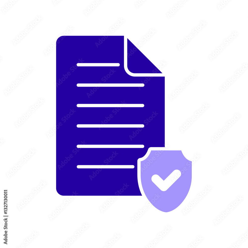 Icon a consent, isolated against a clean background. Icon a consent, isolated against a clean background.