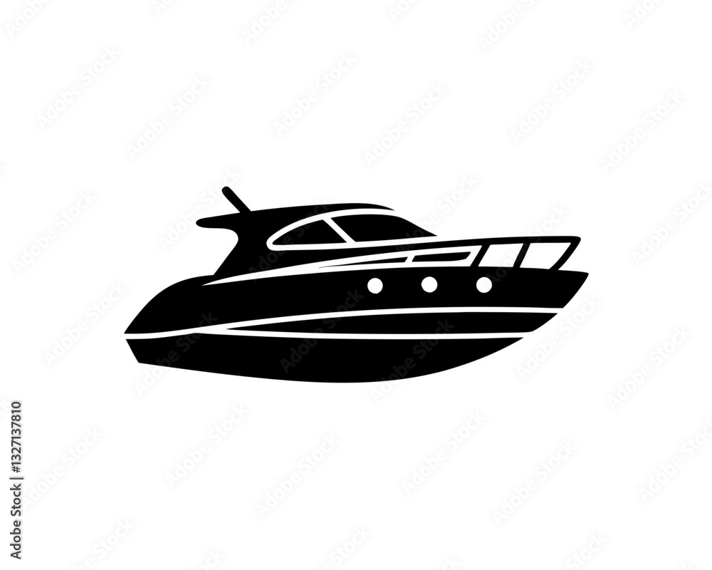 creative details speedboat icon vector illustration creative details speedboat icon vector illustration