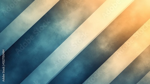 Abstract diagonal stripes, smoky texture, warm-cool gradient, background design