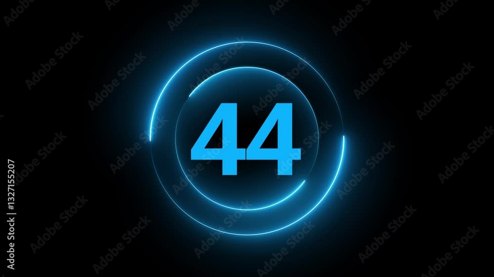 A circle with a neon icon on a black background and the text in the middle of it. A circle with a neon icon on a black background and the text in the middle of it.