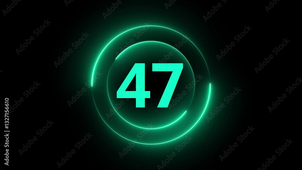 A circle with a neon icon on a black background and the text in the middle of it. A circle with a neon icon on a black background and the text in the middle of it.
