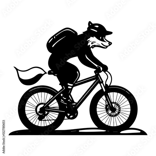 man riding a bike