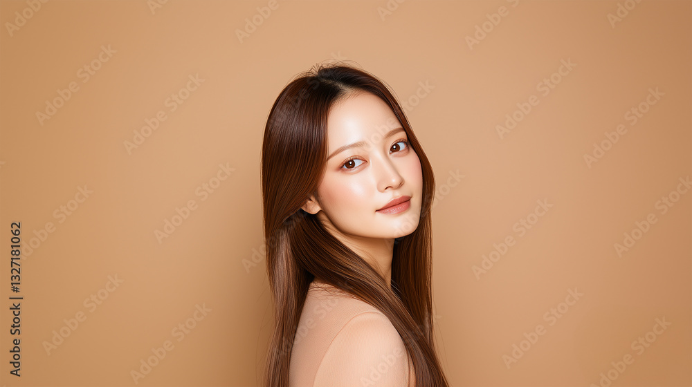 Graceful Pose Showcasing Feminine Beauty Graceful Pose Showcasing Feminine Beauty