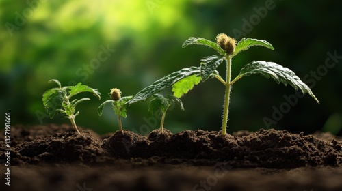 young tomato seedling