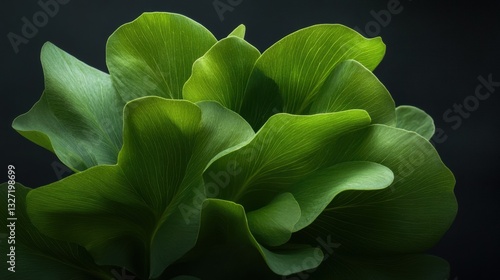 close up of a green leaf