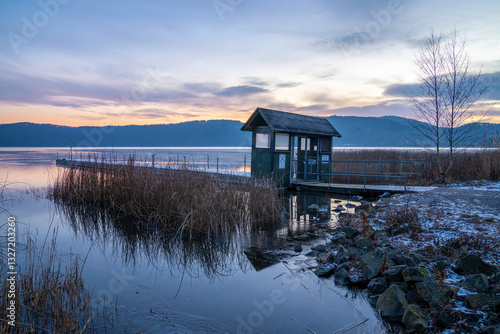 Laacher lake, Eifel, Rhineland-Palatinate, Germany