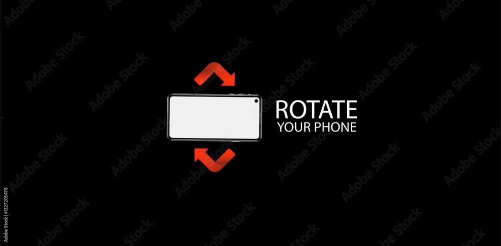 Rotate legal background experience. Rotate legal smartphone orientation. Rotate smartphone. Vector illustration Rotate legal background experience. Rotate legal smartphone orientation. Rotate smartphone. Vector illustration