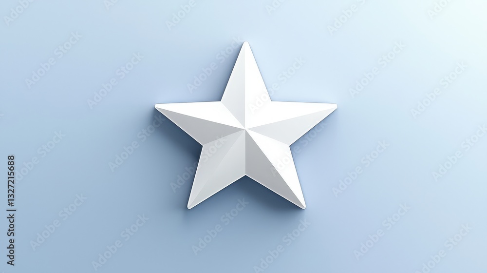 Minimalist single white star icon, simple and clean design, perfect for branding and backgrounds Minimalist single white star icon, simple and clean design, perfect for branding and backgrounds